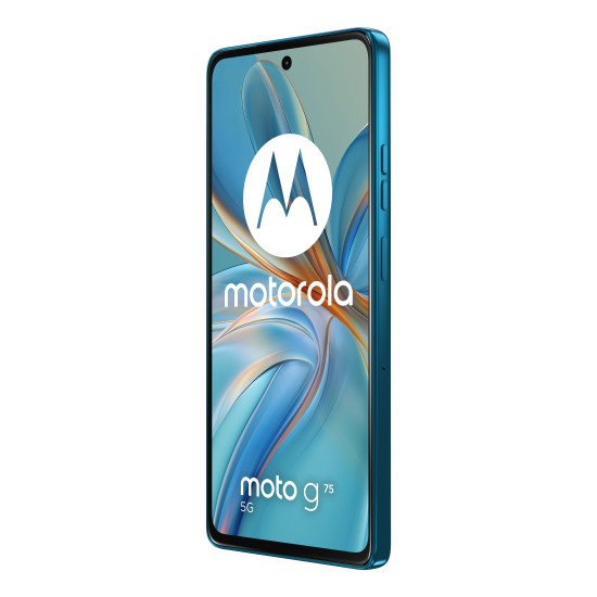 Motorola moto G75 5G 17,2 cm (6.78") Double SIM hybride Android 14 USB Type-C 8 Go 256 Go 5000 mAh Bleu