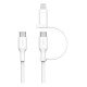 Belkin BoostCharge Pro câble USB USB 2.0 1,5 m USB C USB C/Lightning Blanc