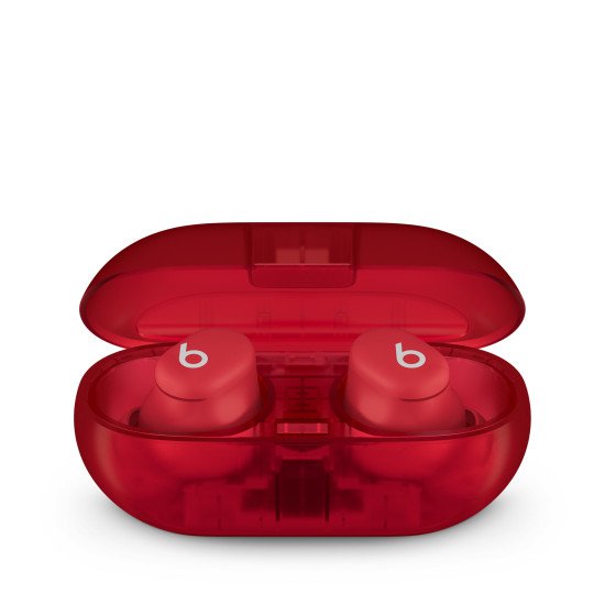 Apple Beats Solo Buds - Écouteurs totalement sans fil - Rouge transparent