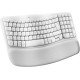 Logitech Wave Keys clavier Bureau RF sans fil + Bluetooth QWERTY Danois, Finlandais, Norvégien, Suédois Blanc