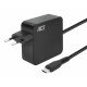 ACT AC2010 chargeur d'appareils mobiles Ordinateur portable, Smartphone, Tablette Noir Secteur Charge rapide Intérieure