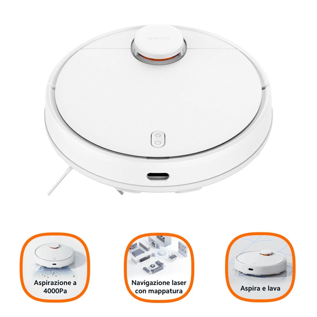 Aspirateur Robot XIAOMI S10 EU BHR5988EU - Blanc