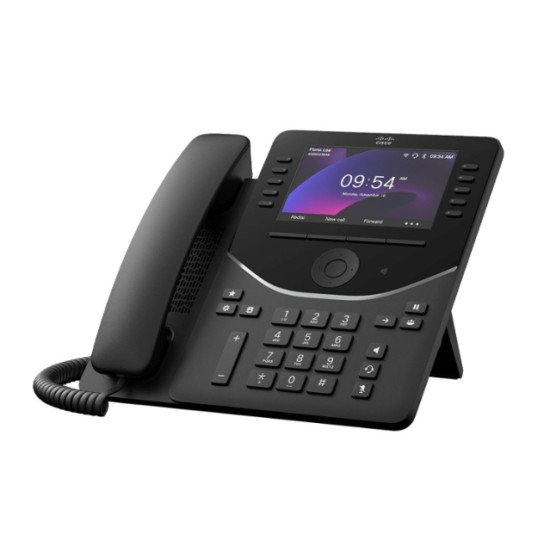 Cisco 9861 téléphone fixe Noir, Charbon 10 lignes LCD Wifi