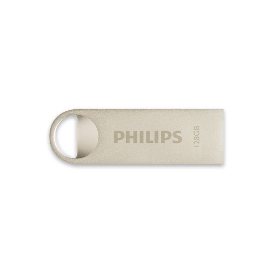 Philips USB 3.2 64GB Click Series Gen 1 USB-C lecteur USB flash 128 Go USB Type-A 2.0 Argent