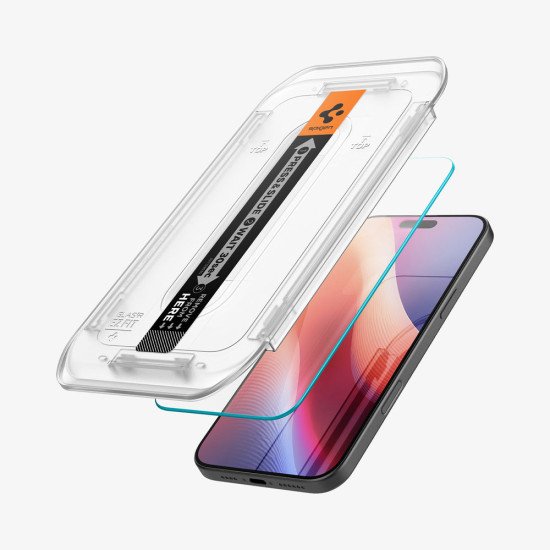 Spigen GLAS.tR EZ Fit Protection d'écran transparent Apple 2 pièce(s)