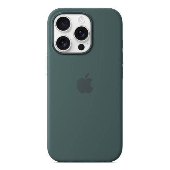 Apple Coque en silicone avec MagSafe pour iPhone 16 Pro - Vert lacustre