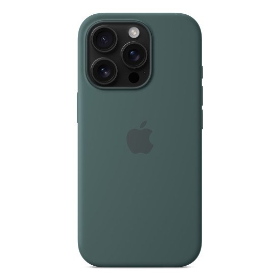 Apple Coque en silicone avec MagSafe pour iPhone 16 Pro - Vert lacustre