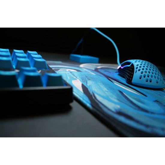 CHERRY XTRFY GP4 Tapis de souris de jeu Noir, Bleu, Gris