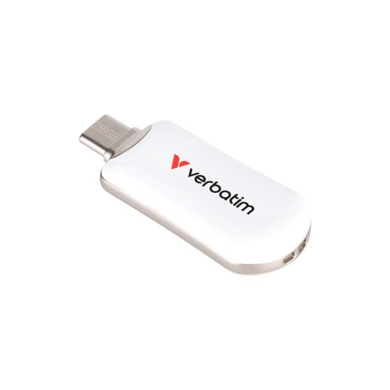 Verbatim 30230 lecteur USB flash 256 Go USB Type-C 3.2 Gen 1 (3.1 Gen 1) Blanc