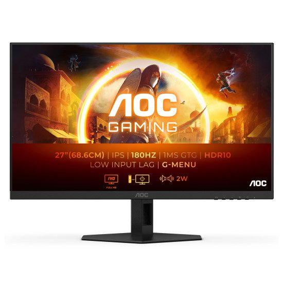 AOC 27G4XE écran PC 68,6 cm (27") 1920 x 1080 pixels Full HD LCD Noir, Gris