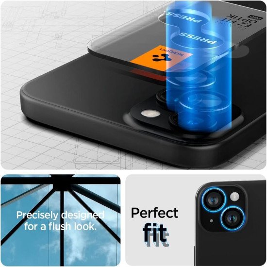 Spigen GLAS.tR EZ Fit Optik Pro Protecteur d'objectif caméra Apple 2 pièce(s)