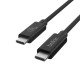 Belkin INZ004BT2MBK câble USB 2 m USB4 Gen 2x2 USB C Noir