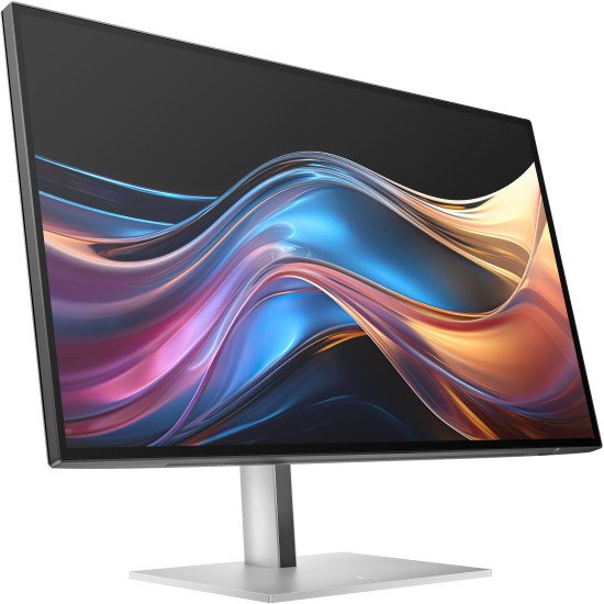 HP Series 7 Pro 27 inch QHD Monitor - 727pq écran PC 68,6 cm (27") 2560 x 1440 pixels Full HD Noir, Argent