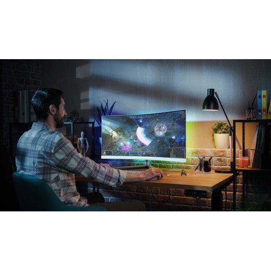 Philips 34M2C5501A/00 écran PC 86,4 cm (34") 3440 x 1440 pixels Wide Quad HD LCD Blanc