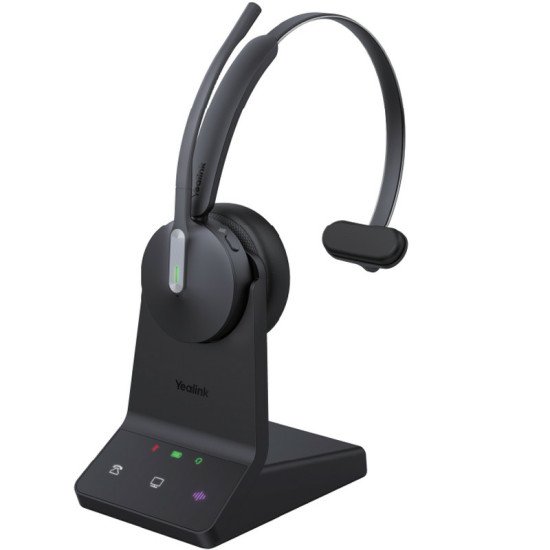 Yealink WH64 Hybrid Mono UC Casque Sans fil Arceau Bureau/Centre d'appels Micro-USB Bluetooth Noir