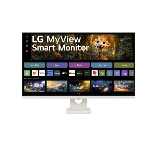 LG 32SR73U-W écran PC 80 cm (31.5") 3840 x 2160 pixels 4K Ultra HD LCD Blanc