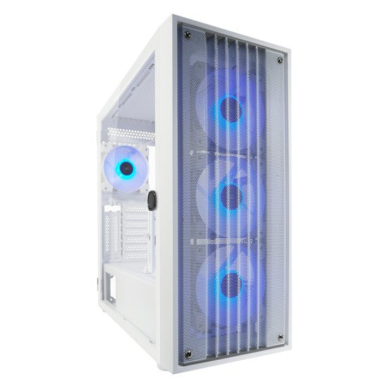 LC-Power LC-810W-ON unité centrale Midi Tower Blanc