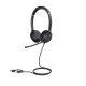 Yealink UH37 Dual UC Casque Avec fil Arceau Bureau/Centre d'appels USB Type-C / USB Type-A Noir