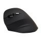 V7 Souris ergonomique verticale 2.4 Ghz pour gaucher MW400L - Noire - Connectivité sans fil - Interface USB