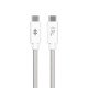 HYPER HyperDrive Next câble USB USB4 Gen 3x2 1,2 m USB C Blanc