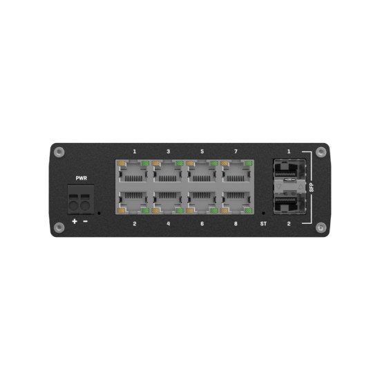 Teltonika TSW212 Géré L2 Gigabit Ethernet (10/100/1000) Noir