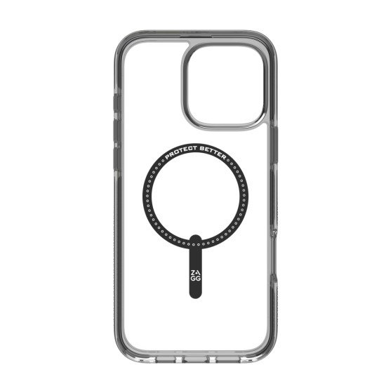 ZAGG Santa Cruz Snap coque de protection pour téléphones portables 17,5 cm (6.9") Housse Noir, Transparent