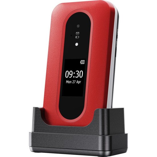 Doro Leva L30 7,11 cm (2.8") 142,7 g Rouge, Blanc Téléphone numérique