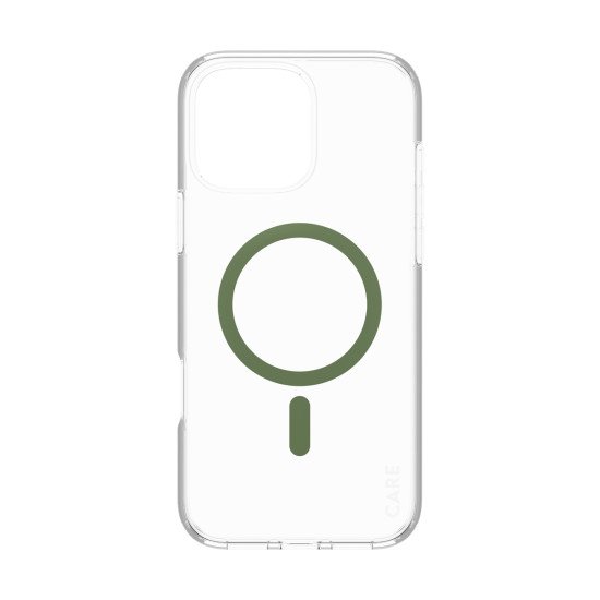 PanzerGlass CARE by PG Green MagS iPhone16 6.9 Pro coque de protection pour téléphones portables Housse Transparent