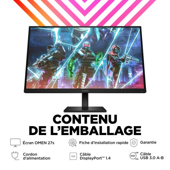 OMEN by HP Écran gamer FHD 240 Hz OMEN 27 pouces - OMEN 27s