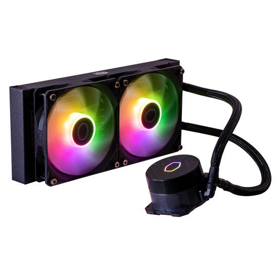 Cooler Master MasterLiquid 240L Core ARGB Processeur Kit de refroidissement du liquide 12 cm Noir