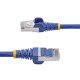 StarTech.com Câble Ethernet CAT8 Bleu de 1m, RJ45 Snagless, 25G/40G, 2000MHz, 100W PoE++, S/FTP, Fil de Cuivre Pur 26AWG, LSZH, Cordon de Raccordement Réseau Blindé avec Serre-Câble, Testé par Fluke Channel