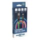 Ansmann 1700-0158 câble USB 1 m USB A USB C Multicolore