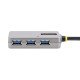 StarTech.com U01043-USB-EXTENDER hub & concentrateur USB 3.2 Gen 1 (3.1 Gen 1) Type-A 5000 Mbit/s Noir, Argent