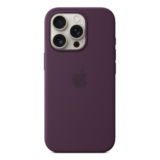 Apple Coque en silicone avec MagSafe pour iPhone 16 Pro - Prune