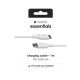 mophie essentials charging cables | 1M câble USB USB 2.0 USB C Blanc