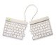 R-Go Tools Split RGOSBUSWLWH clavier Bluetooth QWERTY Nordique Blanc