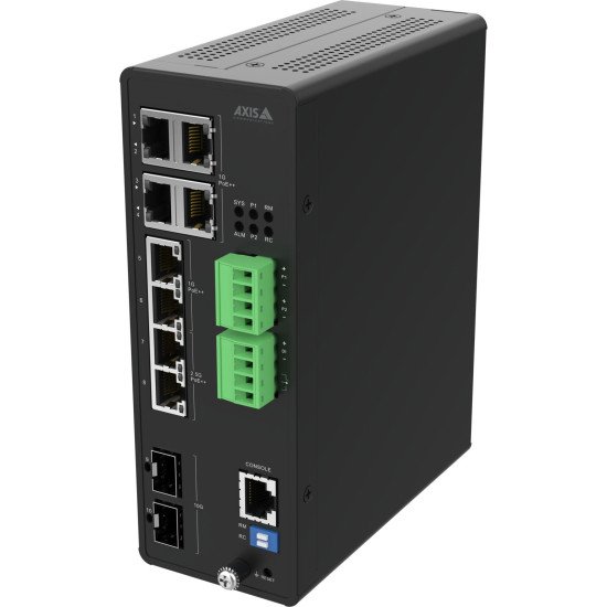 Axis D8208-R Géré Gigabit Ethernet (10/100/1000) Connexion Ethernet POE Noir