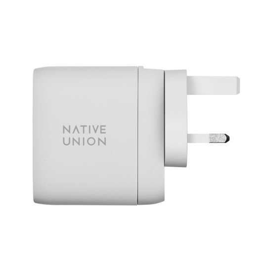 Native Union FAST-PD67-WHT-INT chargeur d'appareils mobiles Ordinateur portable, Smartphone, Tablette Blanc Secteur Charge rapide Intérieure