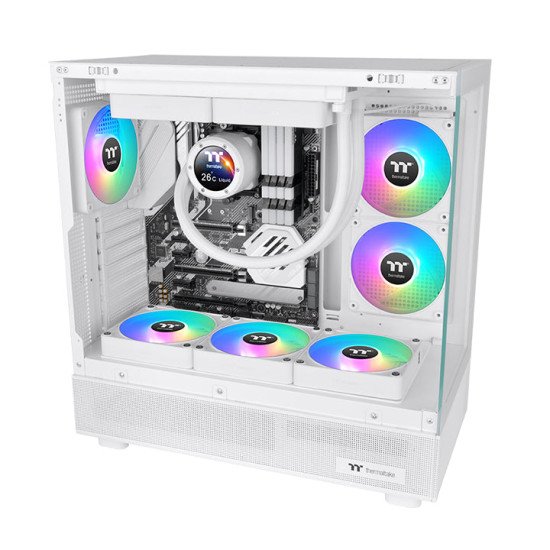 Thermaltake CL-F195-PL14SW-A système de refroidissement d'ordinateur Boitier PC Ventilateur 14 cm Blanc 3 pièce(s)