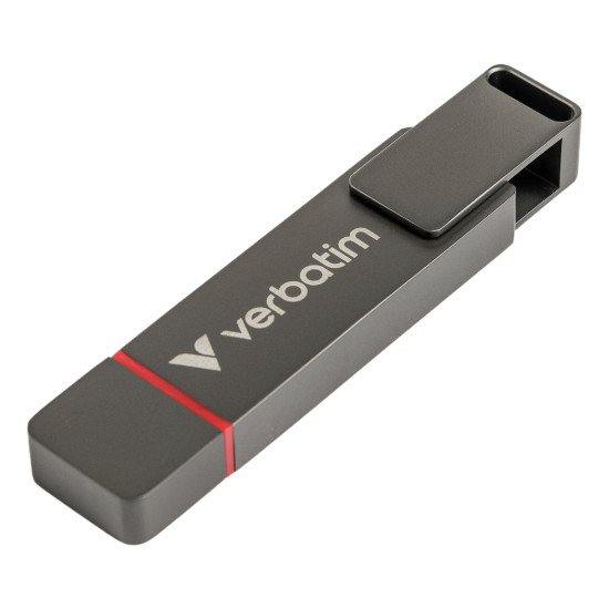 Verbatim Dual QuickStick lecteur USB flash 128 Go USB Type-A / USB Type-C 3.2 Gen 1 (3.1 Gen 1) Gris