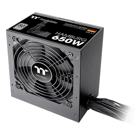 Thermaltake HAMBURG unité d'alimentation d'énergie 650 W 24-pin ATX ATX Noir