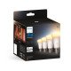 Philips Hue White ambiance A60 - Ampoule connectée E27 - 800 (pack de 4)