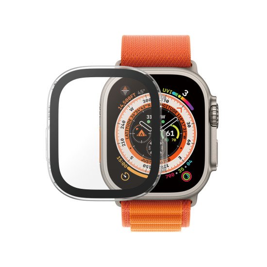 PanzerGlass Full Protection Apple Watch NEW 8 49mm Transparent Verre trempé, Polyéthylène téréphthalate (PET)