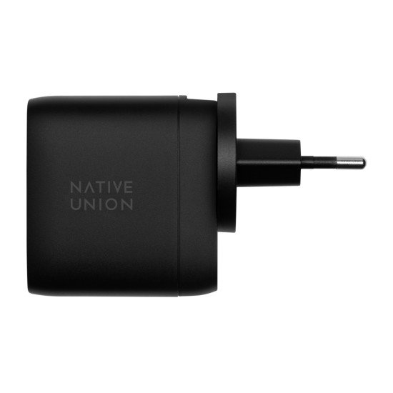 Native Union FAST-PD67-BLK-INT chargeur d'appareils mobiles Ordinateur portable, Smartphone, Tablette Noir Secteur Charge rapide Intérieure