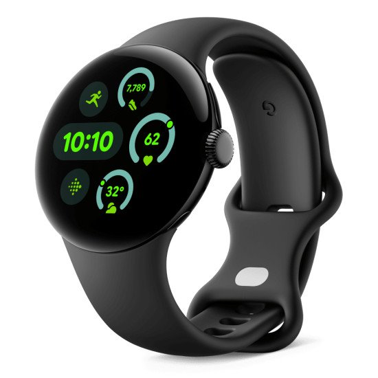 Google Pixel Watch 3 AMOLED 41 mm Numérique Écran tactile 4G Noir Wifi GPS (satellite)