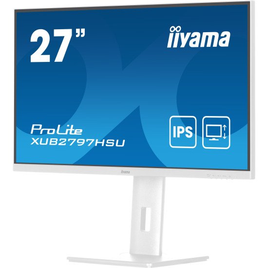 iiyama ProLite XUB2797HSU-W2 écran PC 68,6 cm (27") 1920 x 1080 pixels Full HD LED Blanc