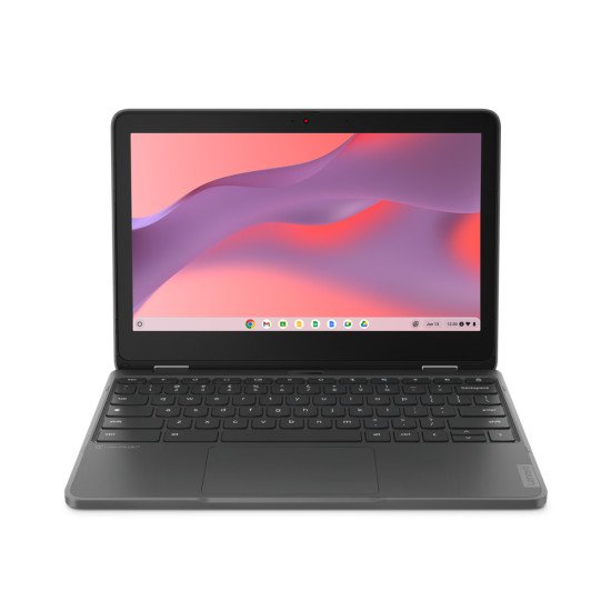 Lenovo 300e Yoga Chromebook 29,5 cm (11.6") Écran tactile HD MediaTek Kompanio 520 4 Go LPDDR4x-SDRAM 32 Go eMMC Wi-Fi 6 (802.11ax) ChromeOS Gris