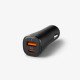 Spigen ArcStation Essential 48W Casque, Smartphone, Smartwatch, Tablette Noir Allume-cigare Charge rapide Auto