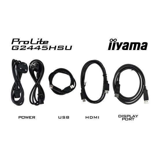 iiyama G-MASTER G2445HSU-B2 écran PC 61 cm (24") 1920 x 1080 pixels Full HD LCD Noir