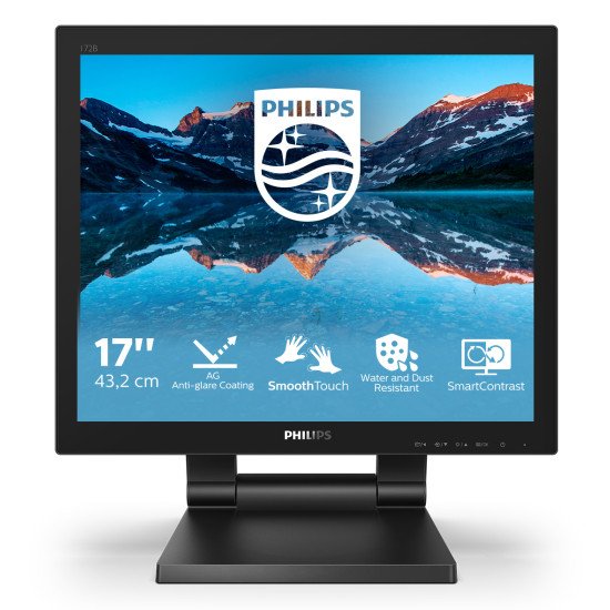 Philips 172B9TL/00 écran PC 43,2 cm (17") 1280 x 1024 pixels Full HD LCD Écran tactile Noir